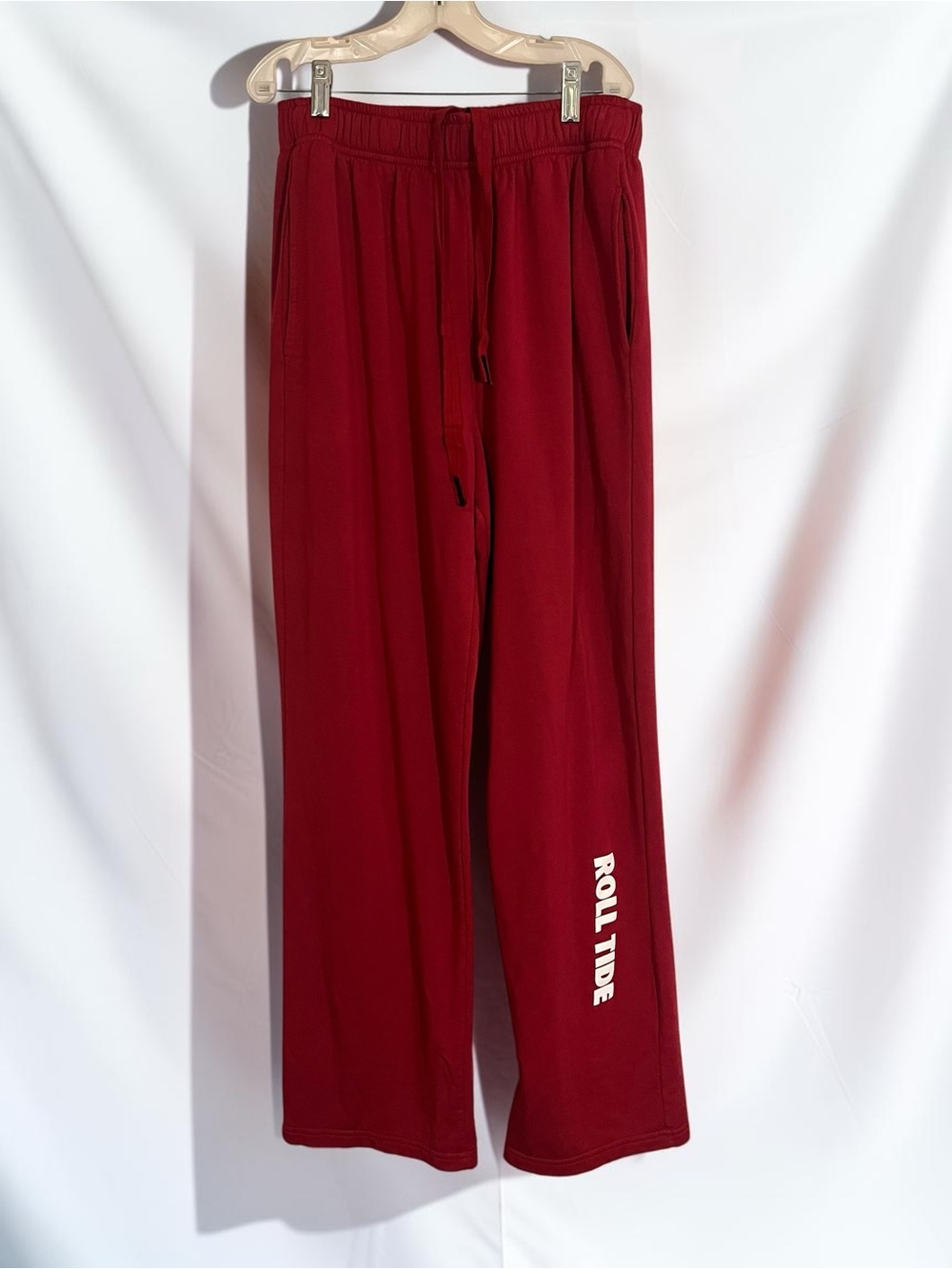 Avo Alabama Roll Tide Crimson Red Sweatpants Women’s Sm Straight Leg Collegiate